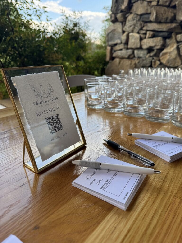 Live Engraving Artist for Weddings and Events in South Carolina